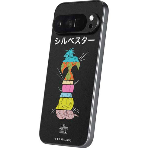 Looney Tunes Sylvester the Cat Sliced Juxtapose Pixel 9 Pro XL Skin